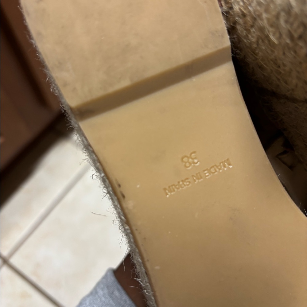 Gamio Platform Espadrille Sandals pink women's size 39 - Picture 5 of 7